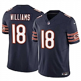 Men & Women & Youth Chicago Bears #18 Caleb Williams Navy 2024 Draft F.U.S.E. Vapor Football Stitched Jersey,baseball caps,new era cap wholesale,wholesale hats